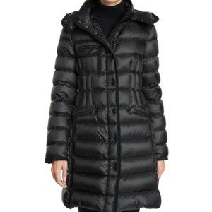 💜💜SOLD❤️❤️ Moncler Hermine Grosgrain Trim Quilted Down Puffer Coat size 2